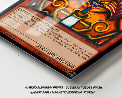 Anime Town Creations Metal Poster Exodia the Forbidden Card 24" x 36" Home Goods - Anime YGO Metal Poster