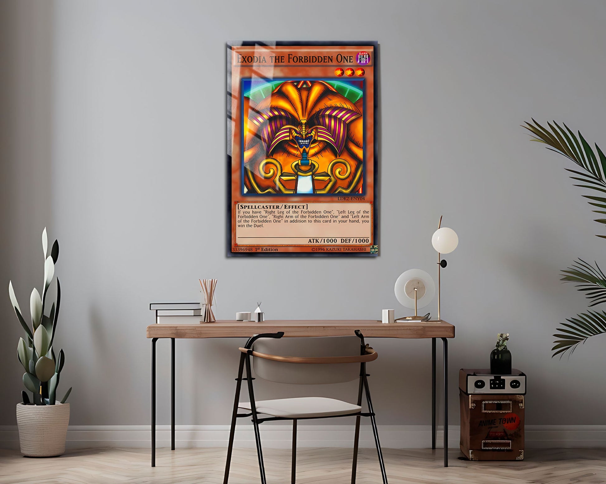 Anime Town Creations Metal Poster Exodia the Forbidden Card 24" x 36" Home Goods - Anime YGO Metal Poster