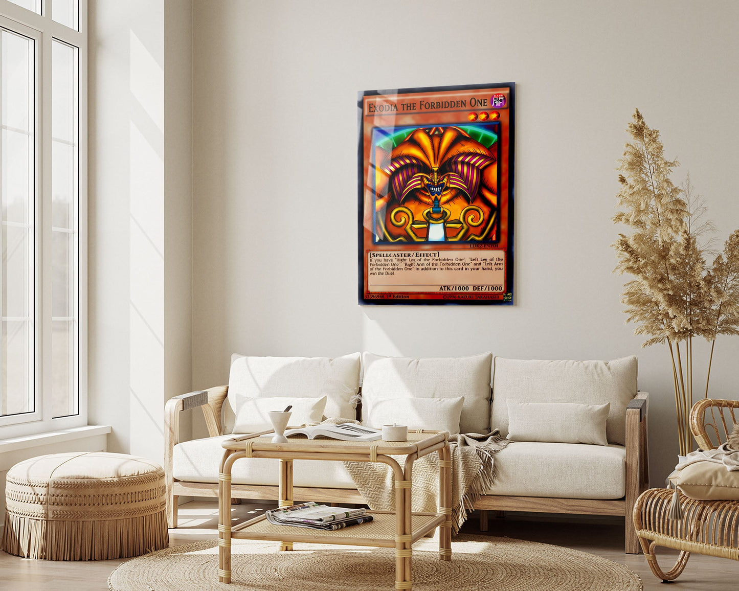 Anime Town Creations Metal Poster Exodia the Forbidden Card 5" x 7" Home Goods - Anime YGO Metal Poster