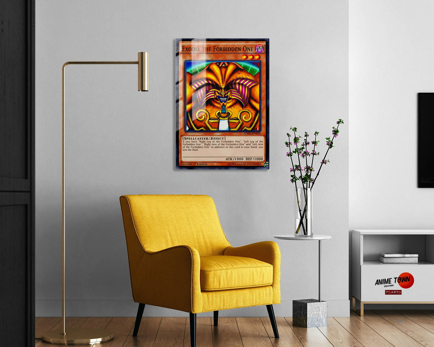 Exodia the Forbidden Card Metal Poster