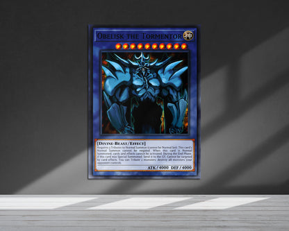 Anime Town Creations Metal Poster Obelisk the Tormentor Card 5" x 7" Home Goods - Anime YGO Metal Poster