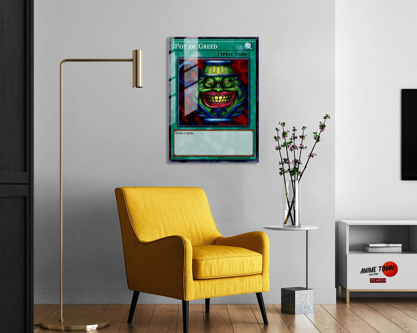 Pot of Greed Card Metal Poster