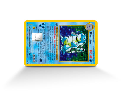 Blastoise Pokemon Card Credit Card Skin