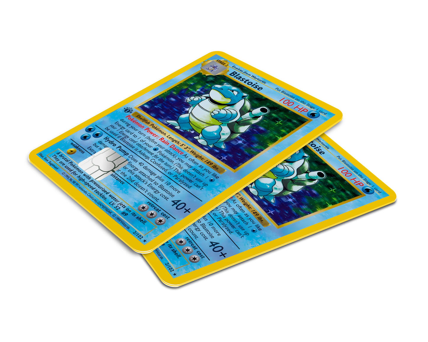 Blastoise Pokemon Card Credit Card Skin