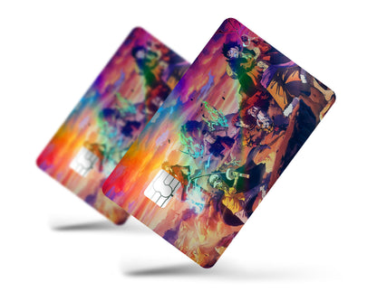 One Piece Crew Flames Holographic Credit Card Skin