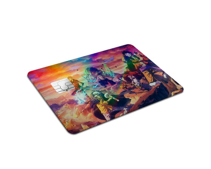One Piece Crew Flames Holographic Credit Card Skin
