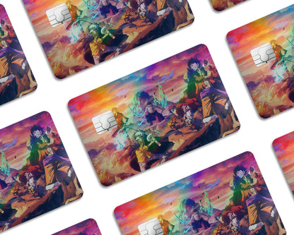 One Piece Crew Flames Holographic Credit Card Skin