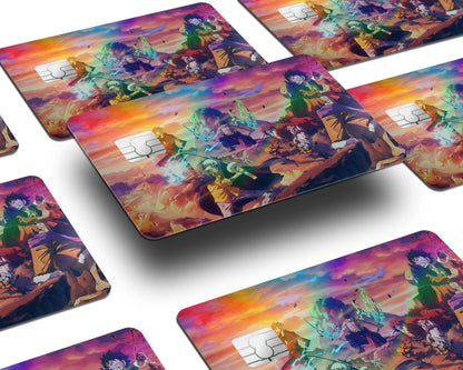 One Piece Crew Flames Holographic Credit Card Skin