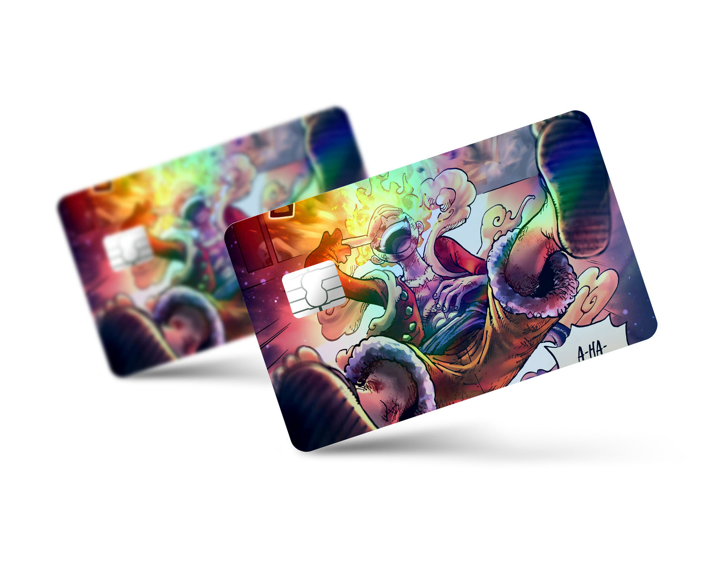 One Piece Luffy Gear 5 Holographic Credit Card Skin