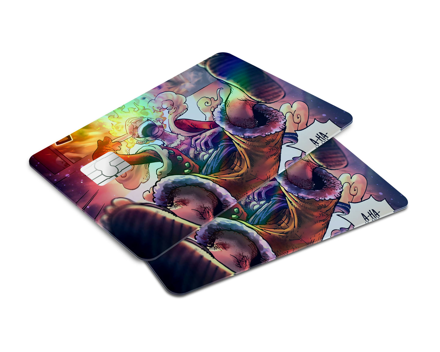 One Piece Luffy Gear 5 Holographic Credit Card Skin
