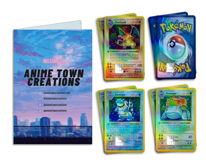 Pokemon Holographic Credit Card Skin Bundle