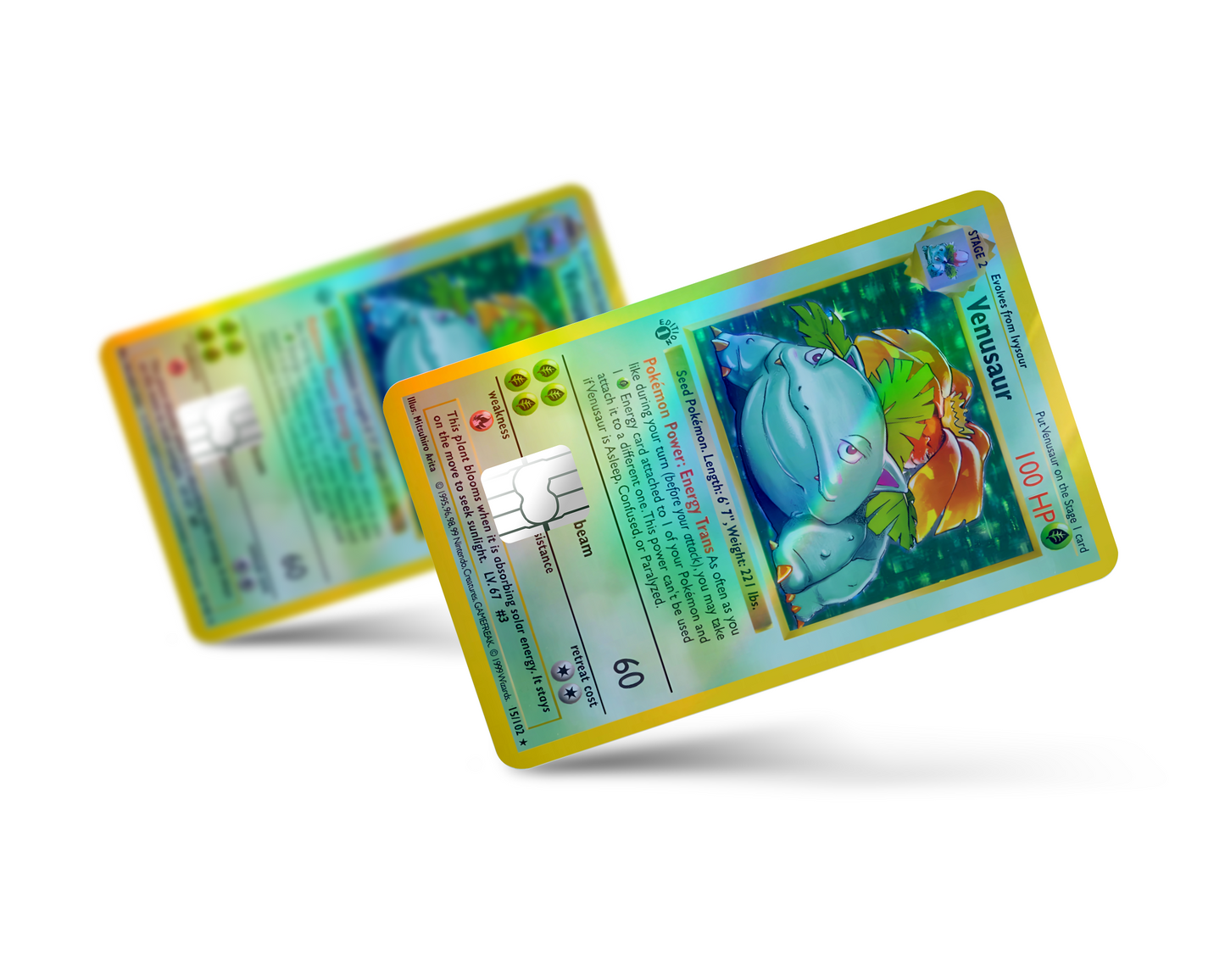 Pokemon Holographic Credit Card Skin Bundle