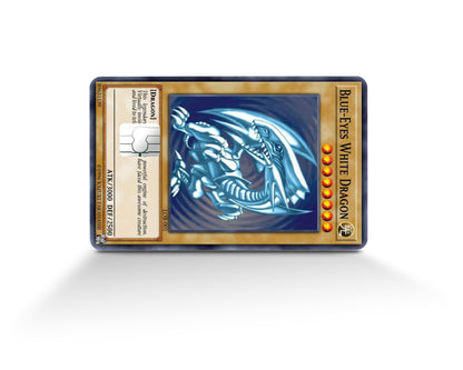 Yu Gi Oh Blue Eyes White Dragon Credit Card Skin