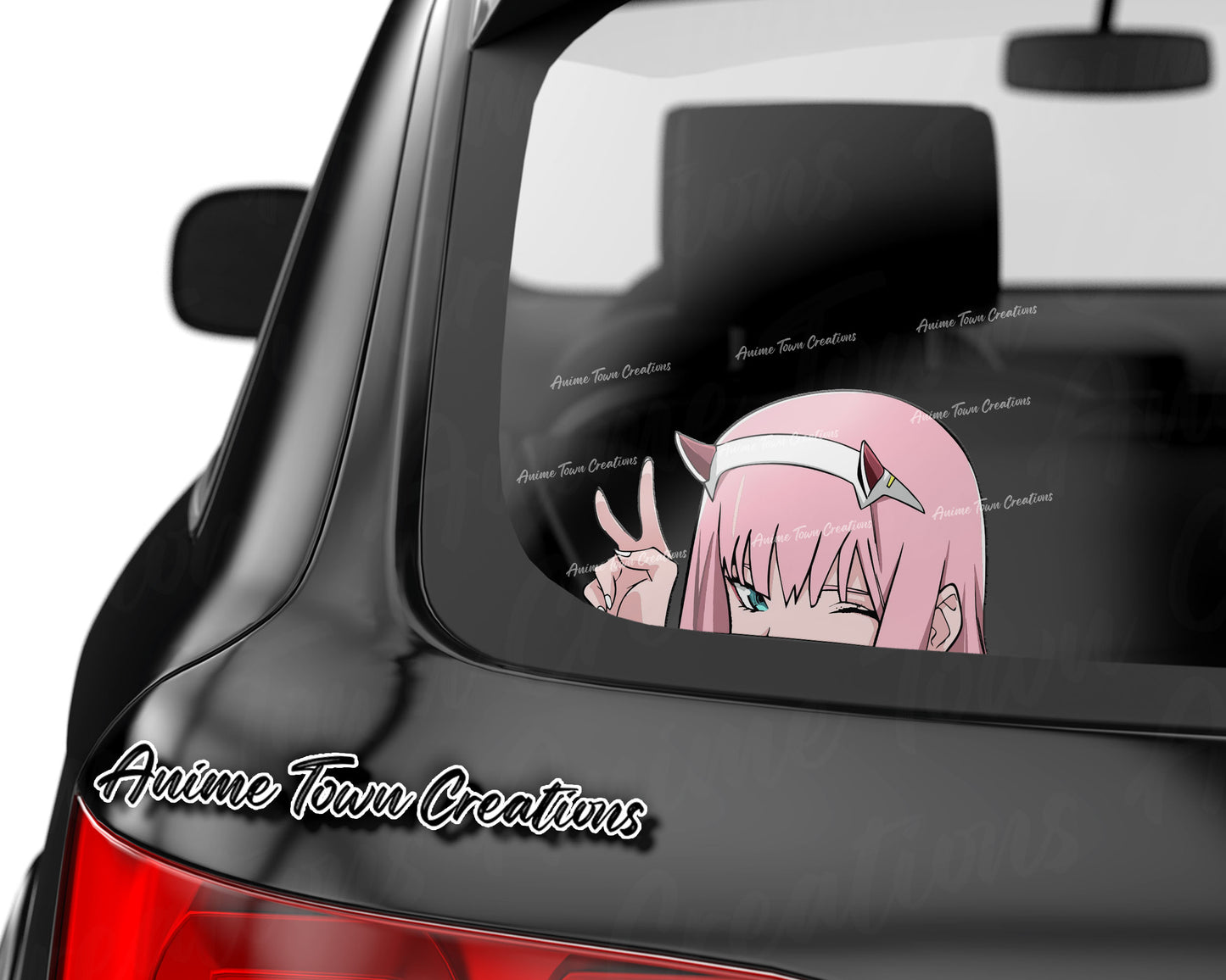 Zero Two Peeker Sticker