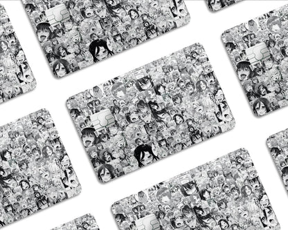 Anime Town Creations Credit Card Ahegao Manga Half Skins - Anime Quotes Skin