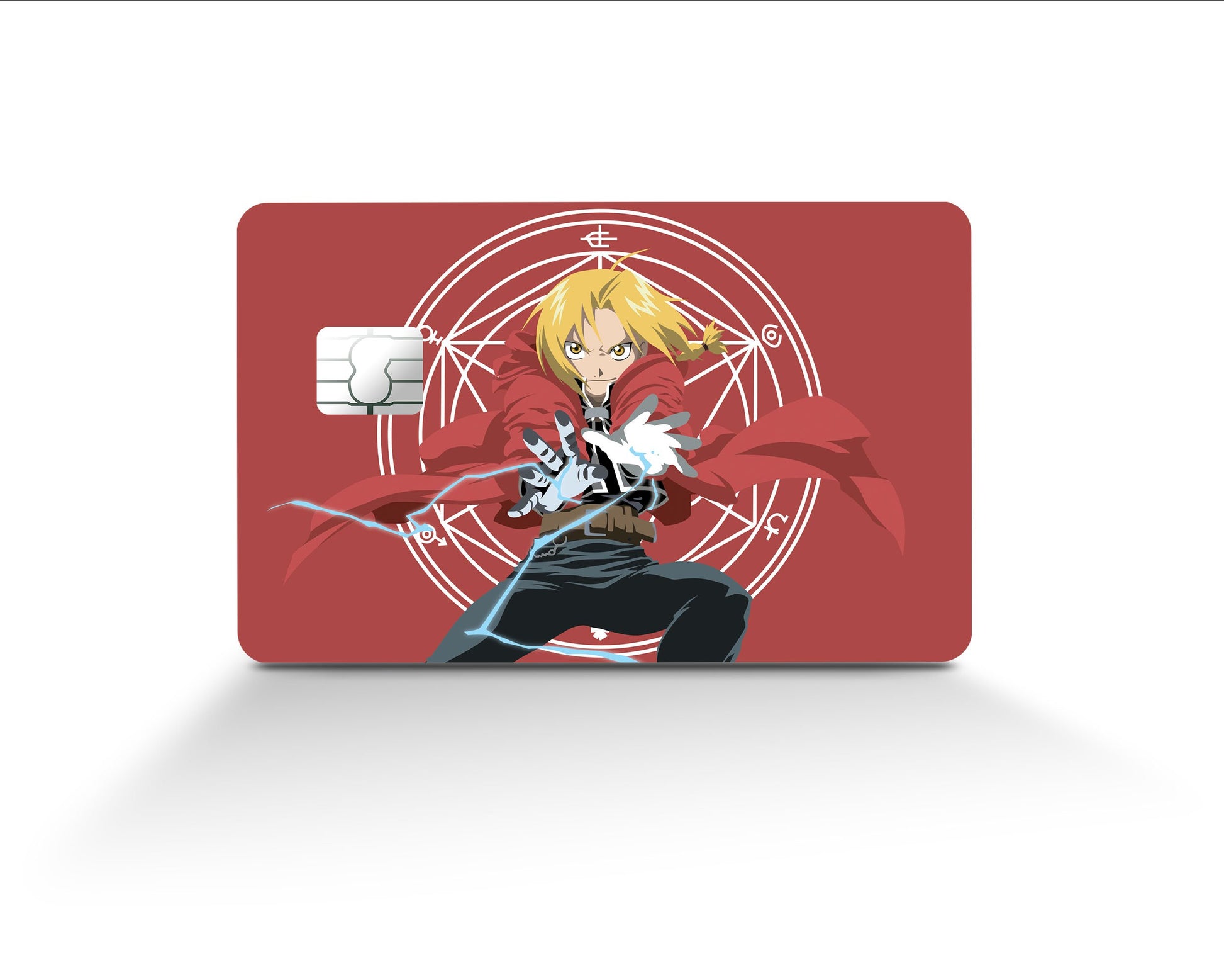 Anime Town Creations Credit Card Full Metal Alchemist Edward Red Full Skins - Anime Full Metal Alchemist Skin