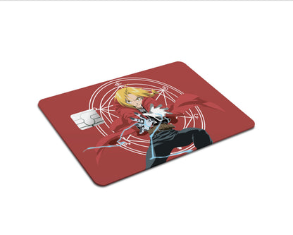 Anime Town Creations Credit Card Full Metal Alchemist Edward Red Full Skins - Anime Full Metal Alchemist Skin