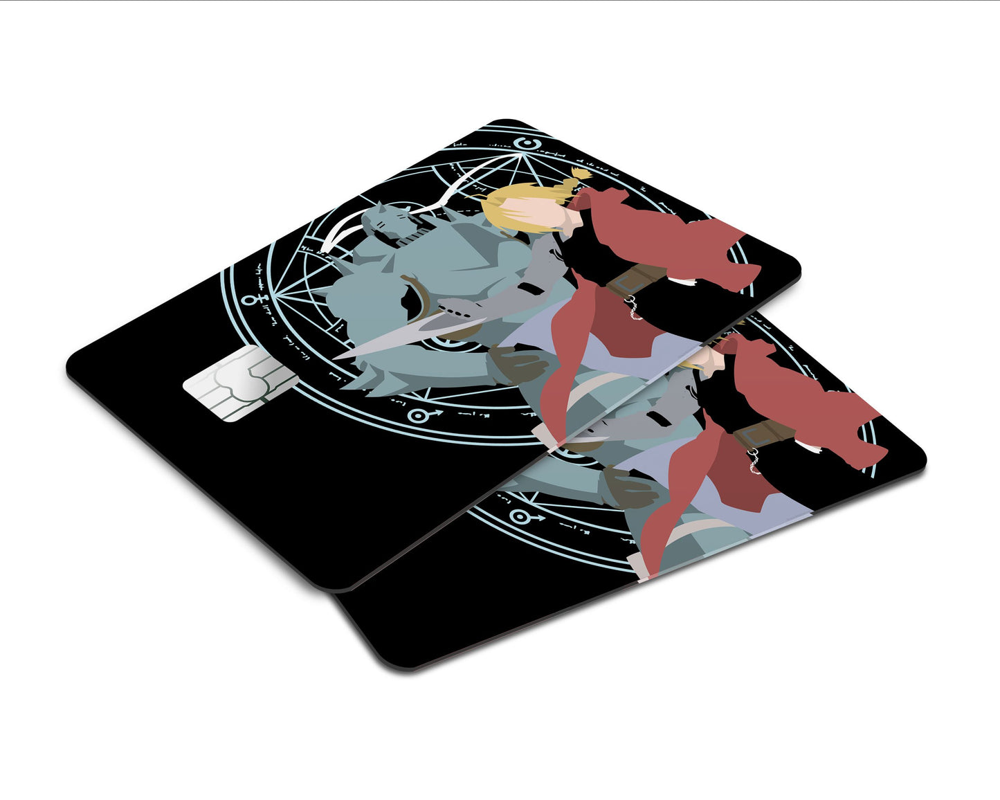 Anime Town Creations Credit Card Full Metal Alchemist Edward & Alphonse Window Skins - Anime Full Metal Alchemist Skin