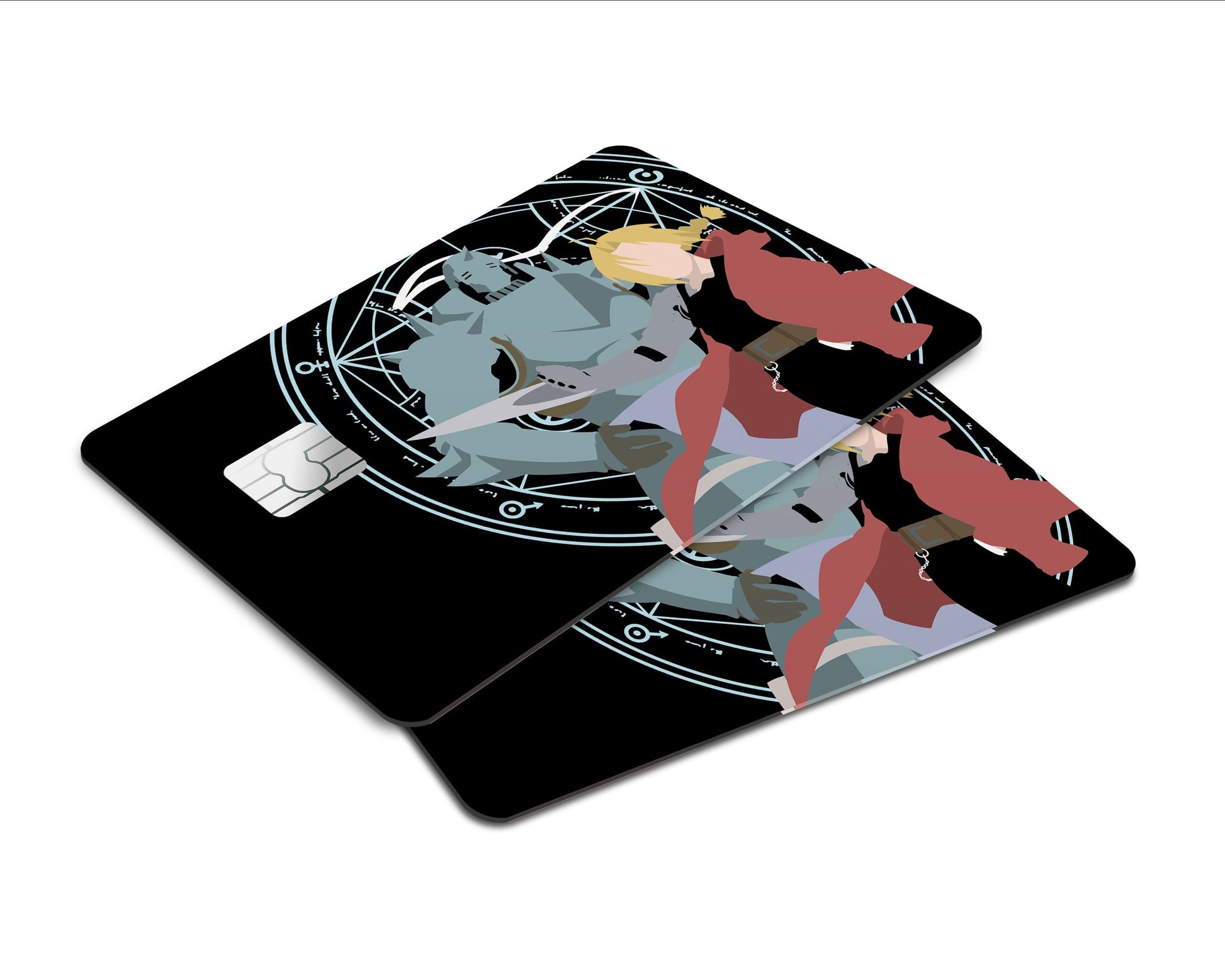 Anime Town Creations Credit Card Full Metal Alchemist Edward & Alphonse Window Skins - Anime Full Metal Alchemist Skin