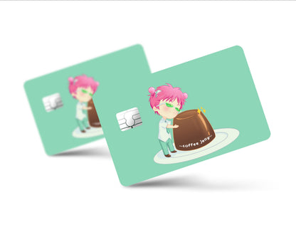 Anime Town Creations Credit Card Distastrous Life of Saiki K Coffee Jelly Full Skins - Anime Disastrous Life of Saiki K Skin