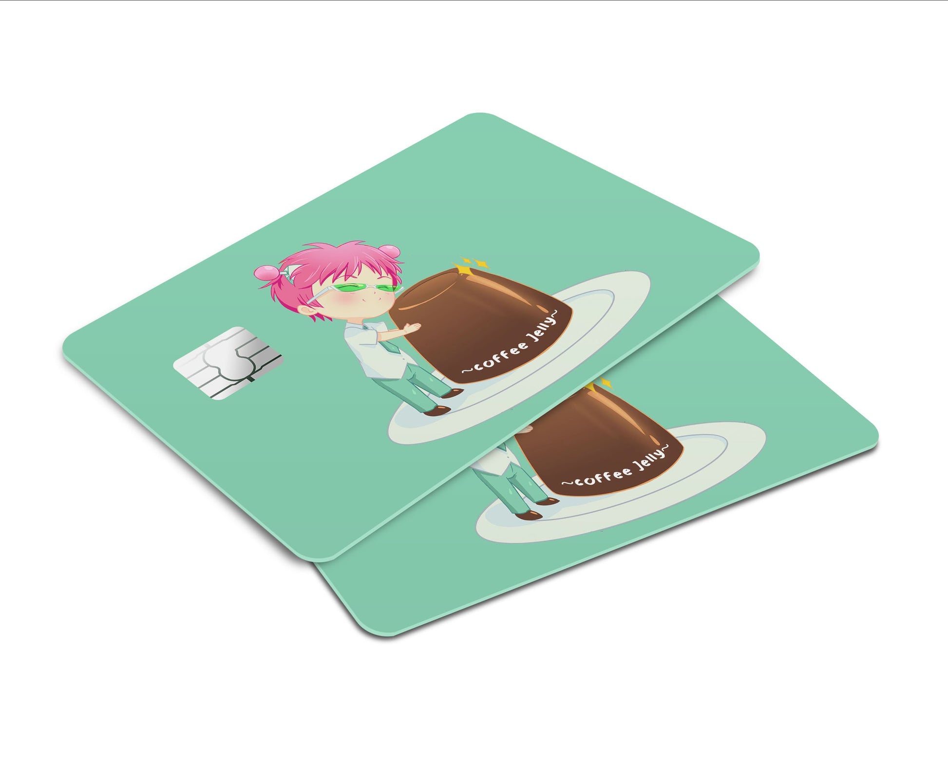 Anime Town Creations Credit Card Distastrous Life of Saiki K Coffee Jelly Window Skins - Anime Disastrous Life of Saiki K Skin
