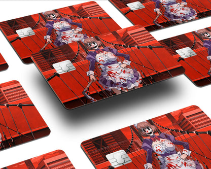 Anime Town Creations Credit Card High Rise Invasion Maid Mask Half Skins - Anime High Rise Invasion Skin