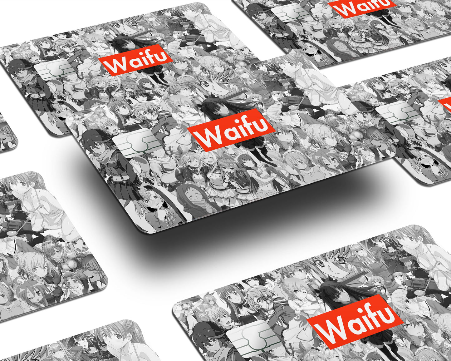 Anime Town Creations Credit Card Waifu Manga Half Skins - Anime 18+ Skin