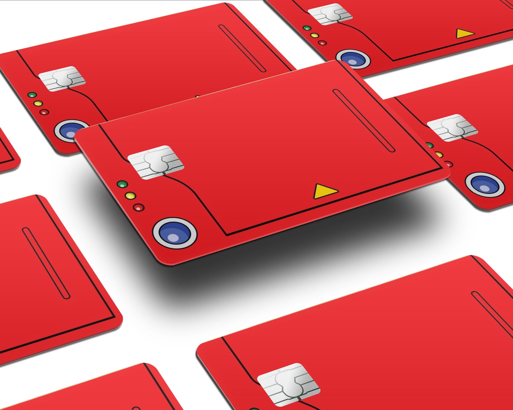 Anime Town Creations Credit Card Pokemon Pokedex Half Skins - Anime Pokemon Skin