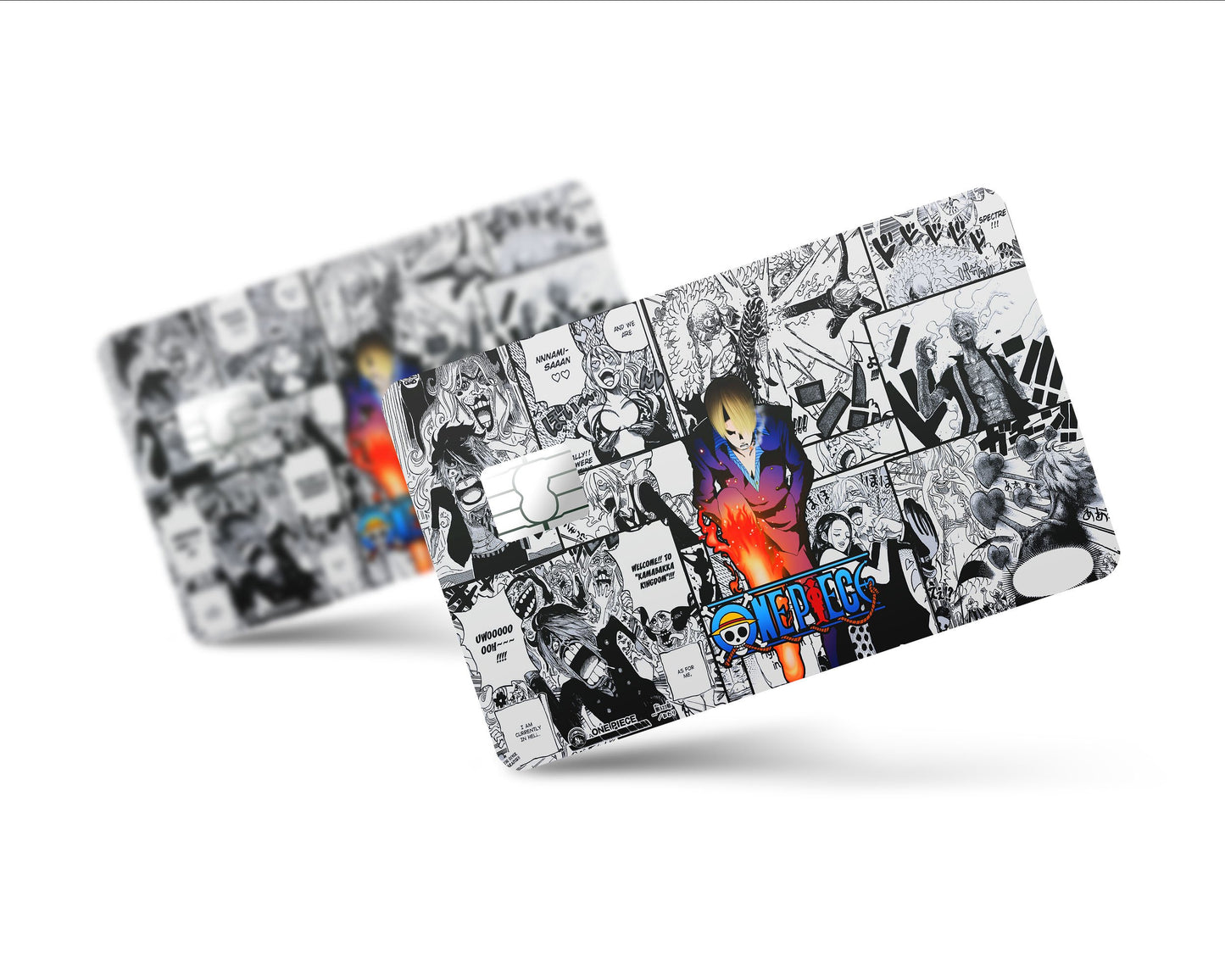 Anime Town Creations Credit Card One Piece Sanji Manga Full Skins - Anime One Piece Skin