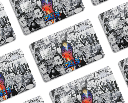 Anime Town Creations Credit Card One Piece Sanji Manga Half Skins - Anime One Piece Skin