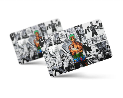 Anime Town Creations Credit Card One Piece Zoro Manga Full Skins - Anime One Piece Skin