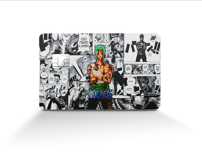 Anime Town Creations Credit Card One Piece Zoro Manga Full Skins - Anime One Piece Skin