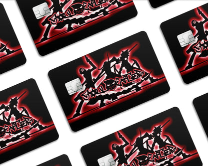 Anime Town Creations Credit Card Soul Eater Red Half Skins - Anime Soul Eater Skin