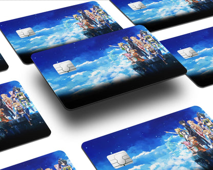 Anime Town Creations Credit Card Sword Art Online Sky Half Skins - Anime Sword Art Online Skin