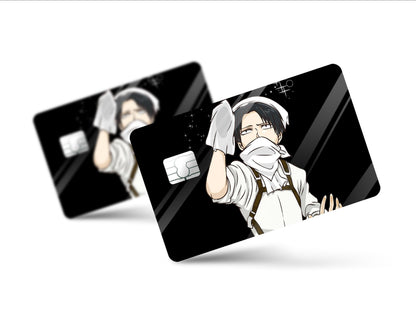 Anime Town Creations Credit Card Levi Cleaning Black Full Skins - Anime Attack on Titan Skin