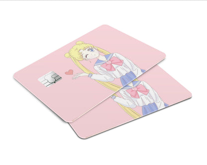 Anime Town Creations Credit Card Sailor Moon Pink Swet Window Skins - Anime Sailor Moon Skin