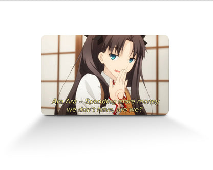 Anime Town Creations Credit Card Ara Ara  Full Skins - Anime Quotes Skin