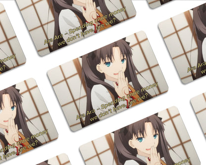 Anime Town Creations Credit Card Ara Ara  Half Skins - Anime Quotes Skin