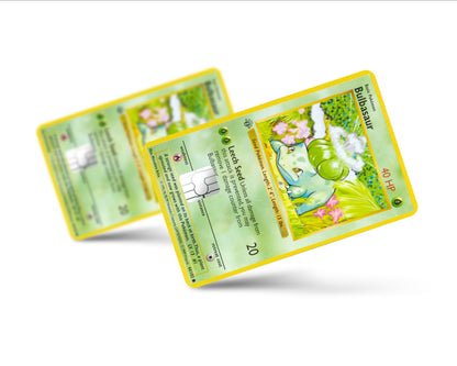 Anime Town Creations Credit Card Bulbasaur Pokemon Card Full Skins - Anime Pokemon Skin