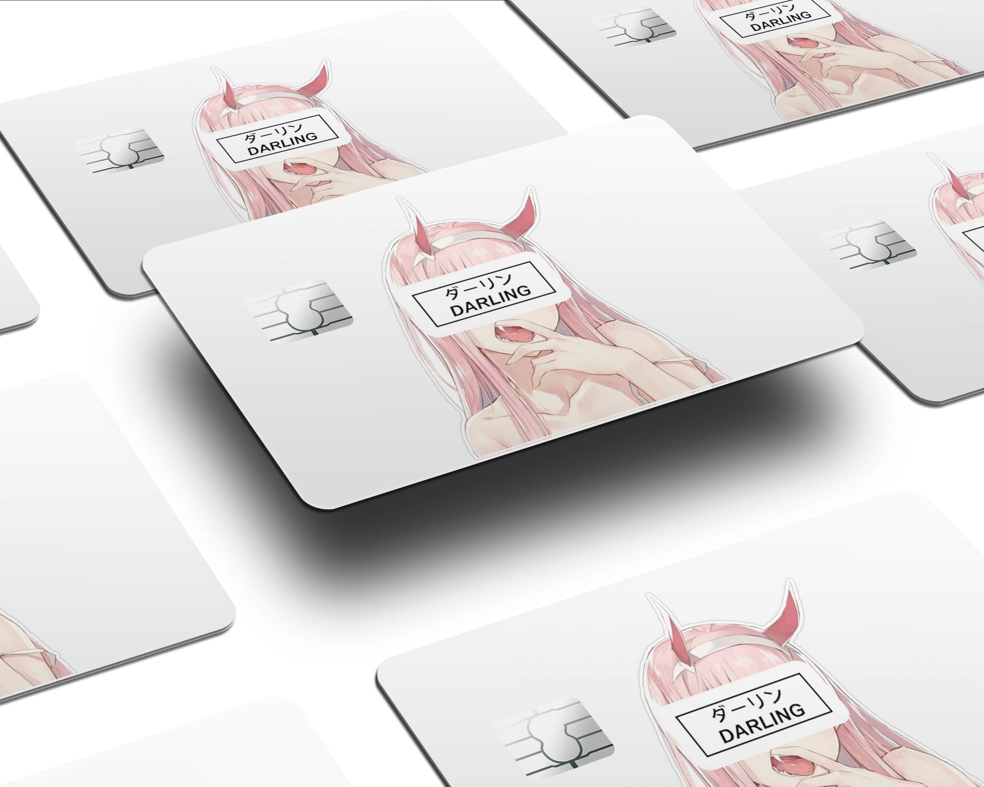 Anime Town Creations Credit Card Zero Two Half Skins - Anime  Skin