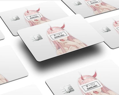 Anime Town Creations Credit Card Zero Two Half Skins - Anime  Skin