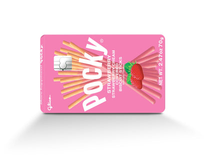 Anime Town Creations Credit Card Strawberry Pocky Full Skins - Anime  Skin