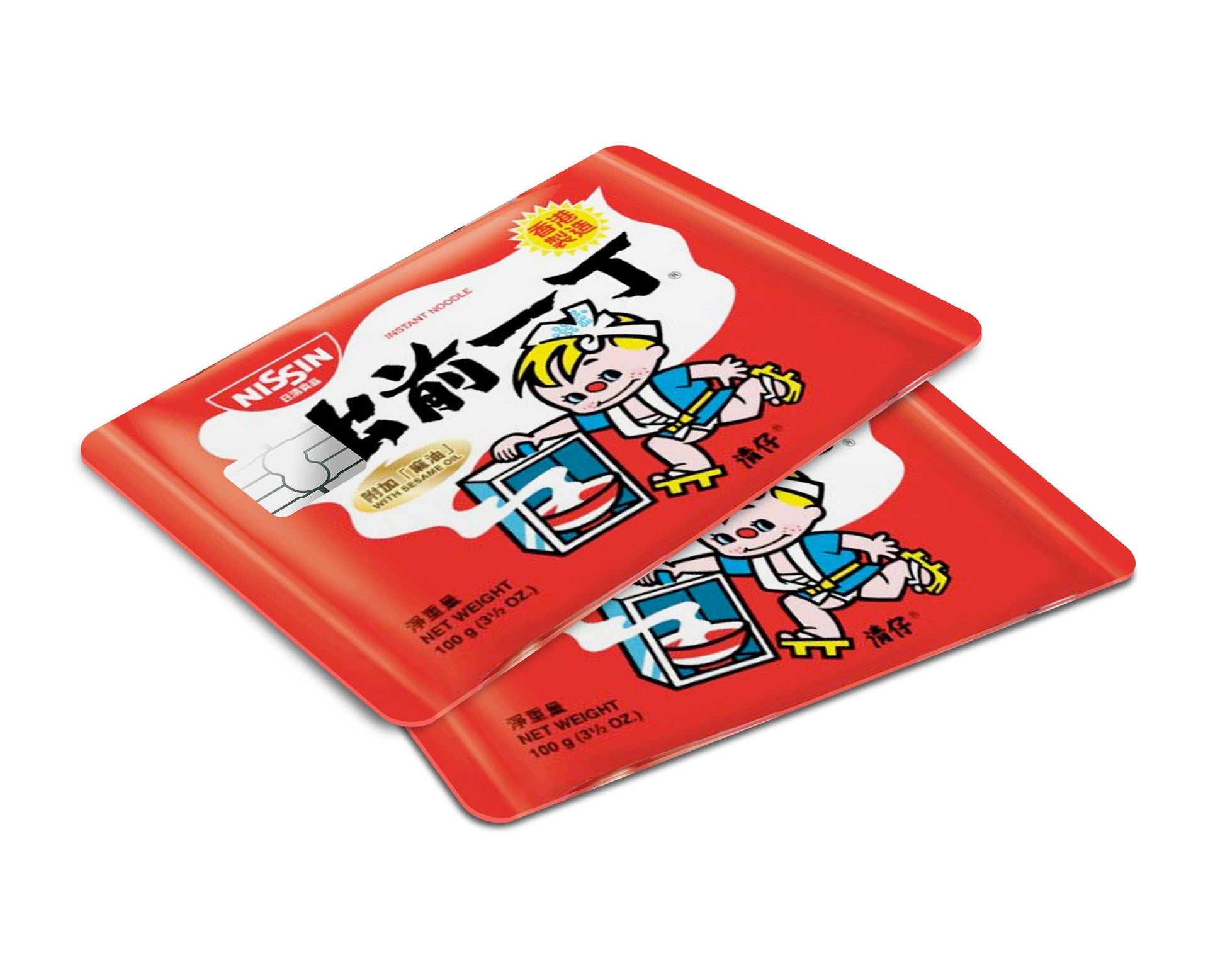 Anime Town Creations Credit Card Nissin Instant Noodles Window Skins - Anime  Skin