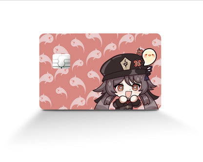 Anime Town Creations Credit Card Genshin Impact Chibi Hu Tao Full Skins - Anime Genshin Impact  Skin