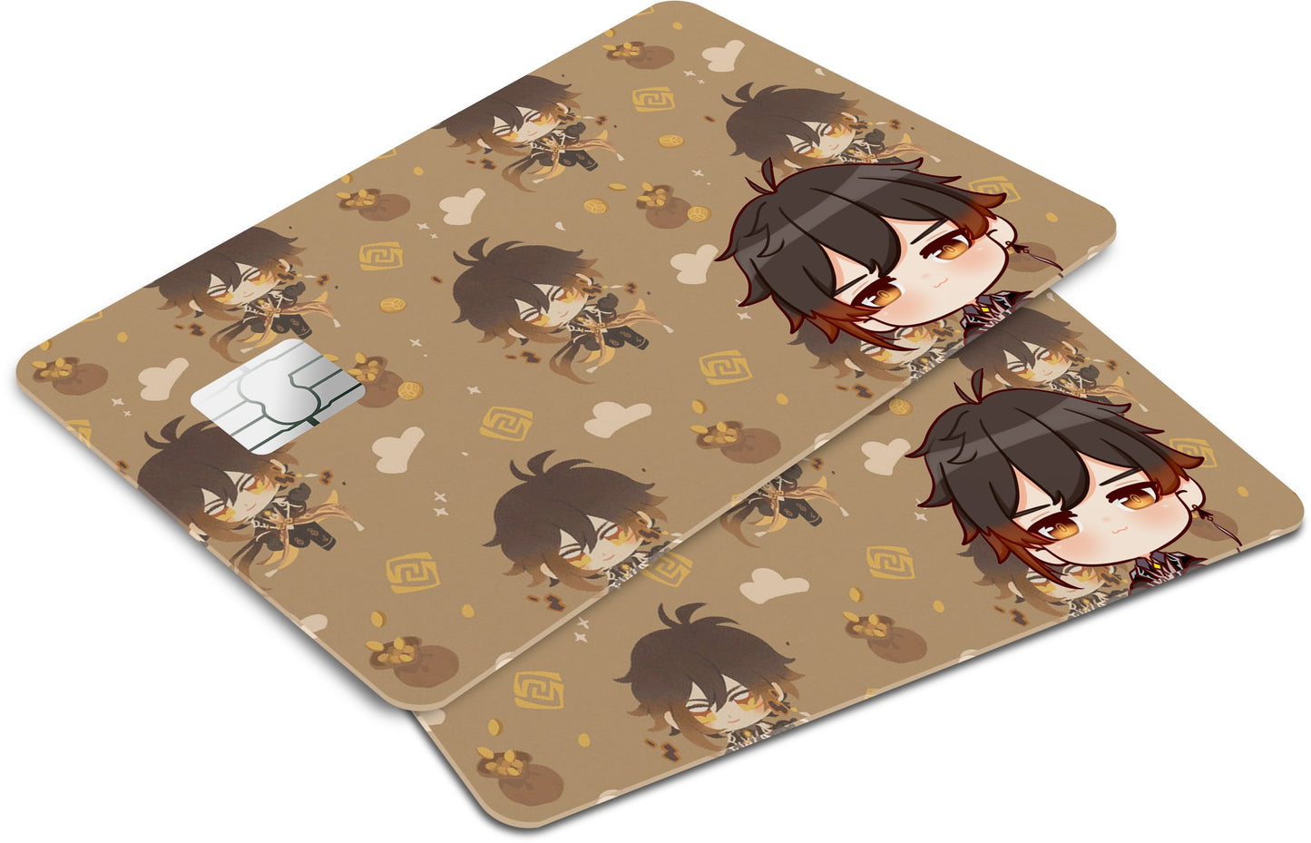 Anime Town Creations Credit Card Genshin Impact Chibi Zhongli Window Skins - Anime Genshin Impact  Skin