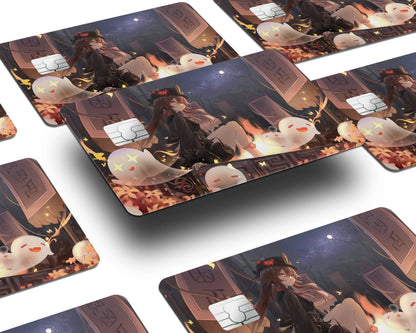 Anime Town Creations Credit Card Genshin Impact Hu Tao Half Skins - Anime Genshin Impact  Skin