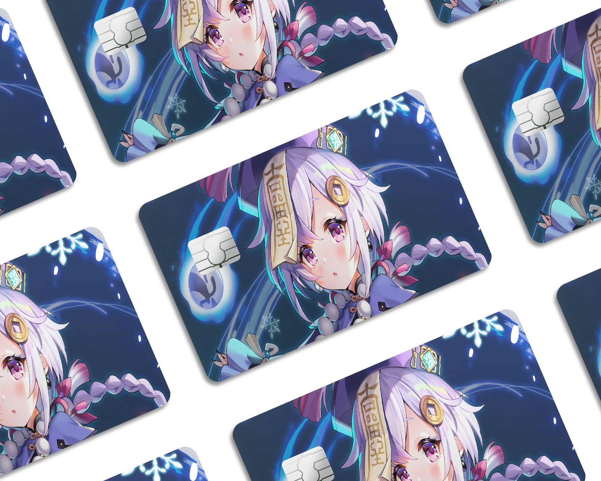 Anime Town Creations Credit Card Genshin Impact Qiqi Half Skins - Anime Genshin Impact  Skin