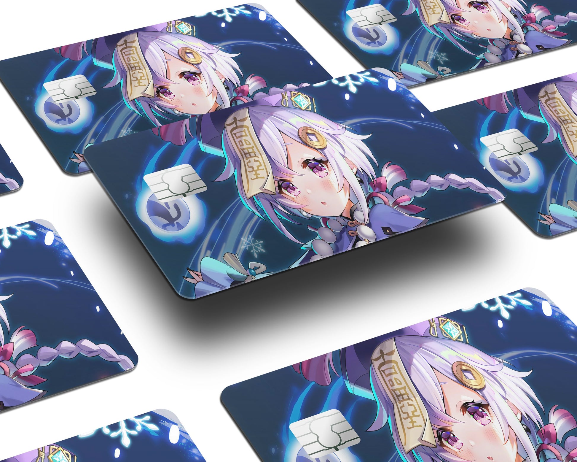 Anime Town Creations Credit Card Genshin Impact Qiqi Half Skins - Anime Genshin Impact  Skin