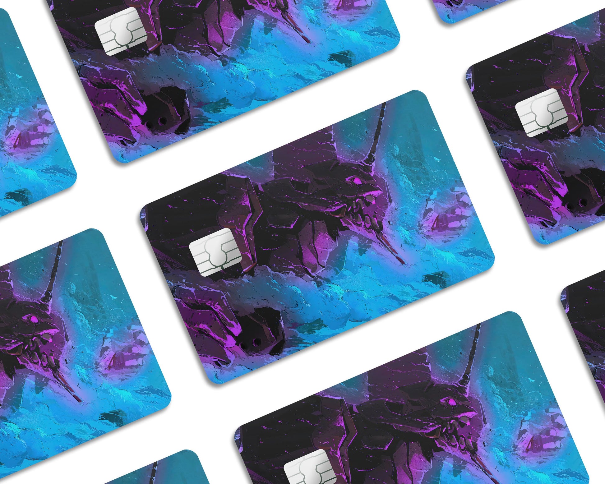 Anime Town Creations Credit Card Neon Genesis Evangelion Unit 1 Half Skins - Anime  Skin