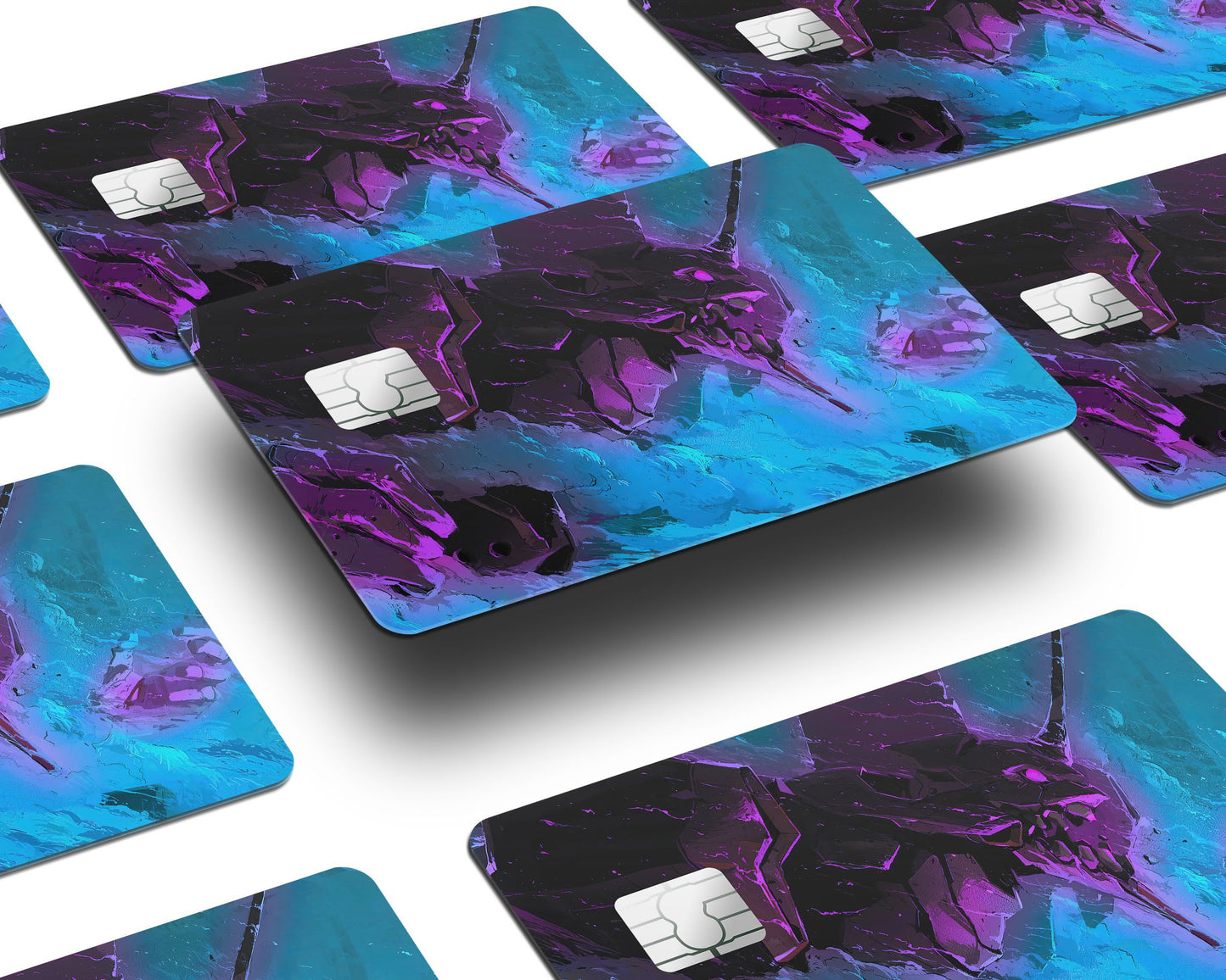 Anime Town Creations Credit Card Neon Genesis Evangelion Unit 1 Half Skins - Anime  Skin